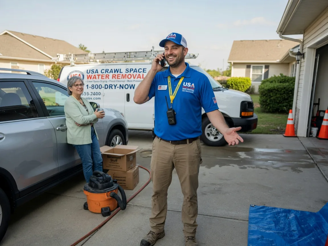 Crawl Space Water Removal Calera, OK FAQs